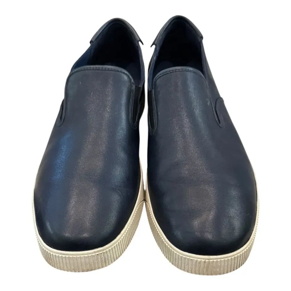 Cole Haan Men's Nantucket 2.0 Dark Blue Leather Slip-On Loafers Sneakers 13